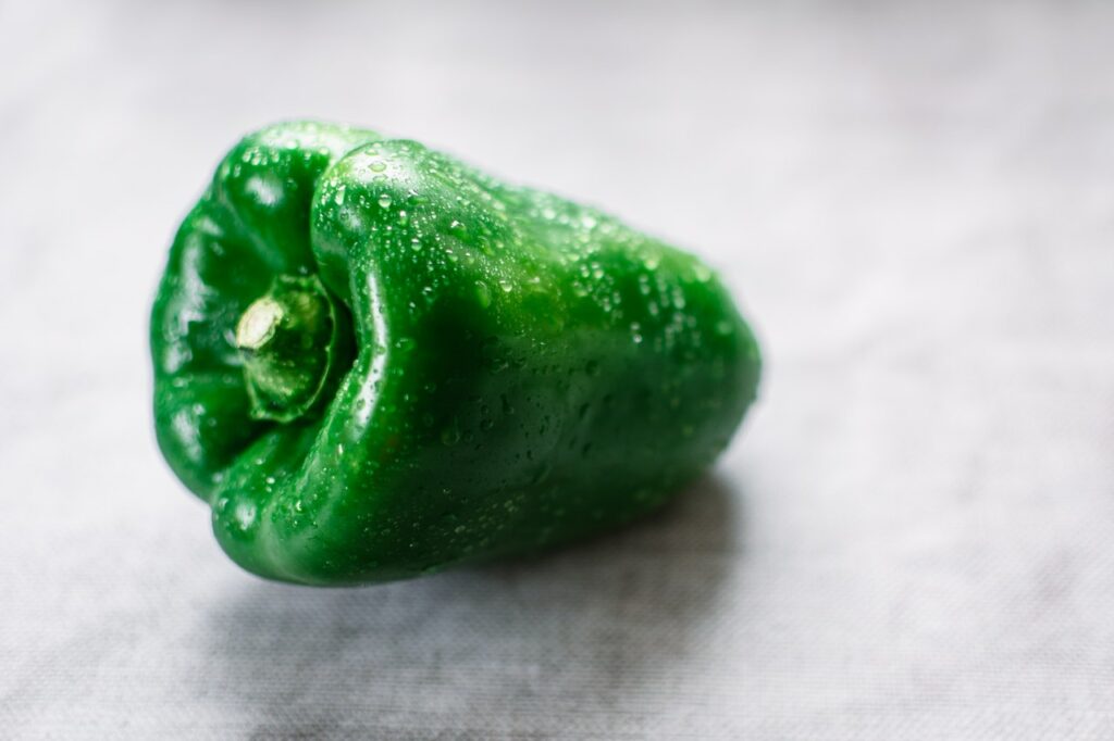 Large green poblano pepper